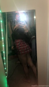 Fishnets and plaid