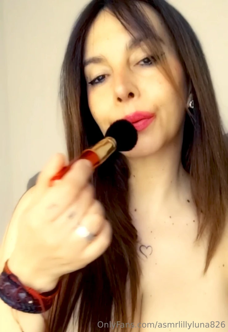 Topless asmr relaxation video full video in my vip page brushing 