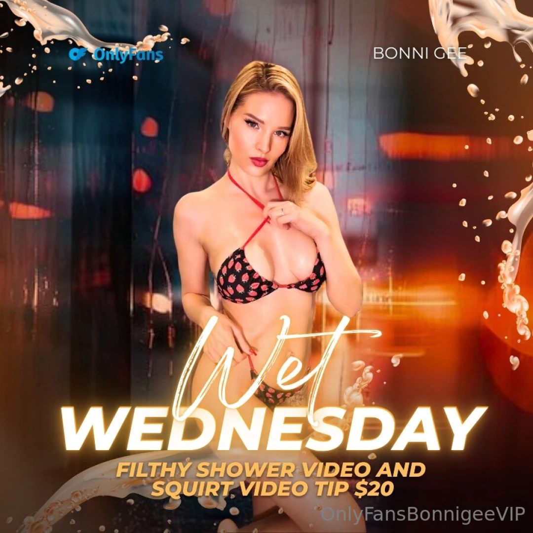 Wet wednesday shower vid and squirt vid for 20 dm me now 