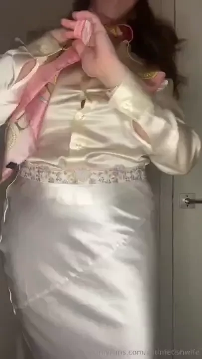 A lot of silk on my body in this video i d love to feel all of your 