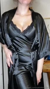 It s all black tonight in the satin household i just got this gorgeous part 1