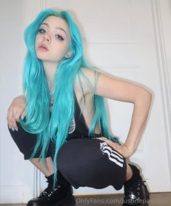 Loving the blue hair