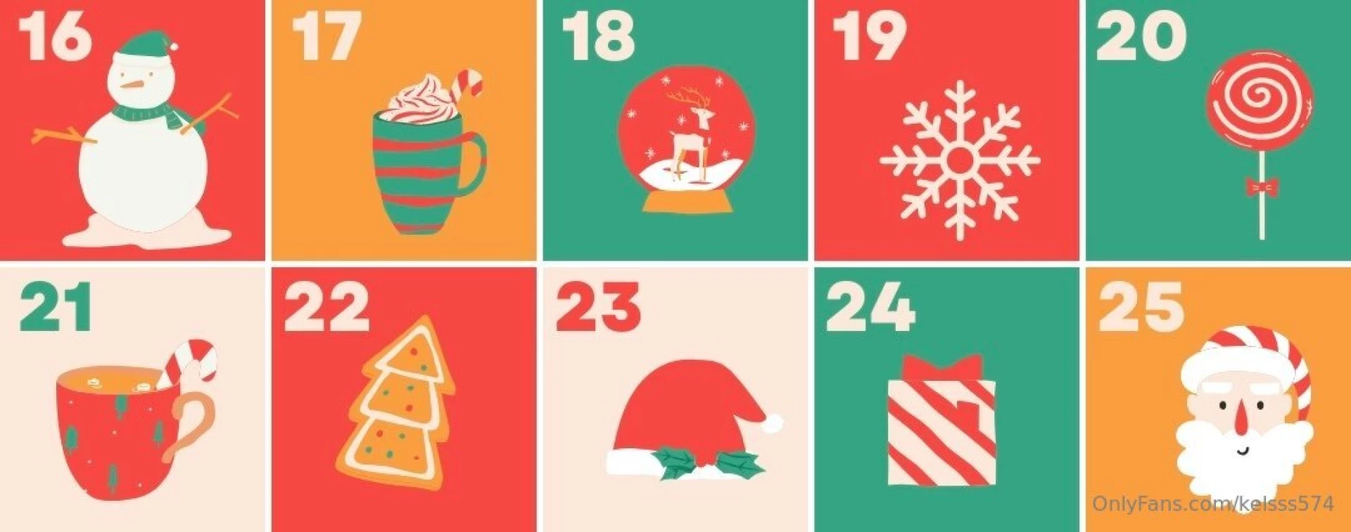 Merry christmas each day has a different reward depending on the 