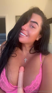 Pretty in pink and playful as ever got something fun between the girls