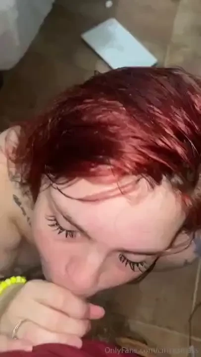 I just had to give him head after our shower 