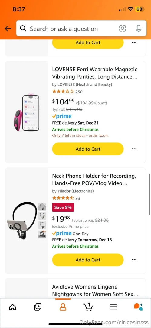 I ve added a few things to my wishlist if anyone wants to send part 1 