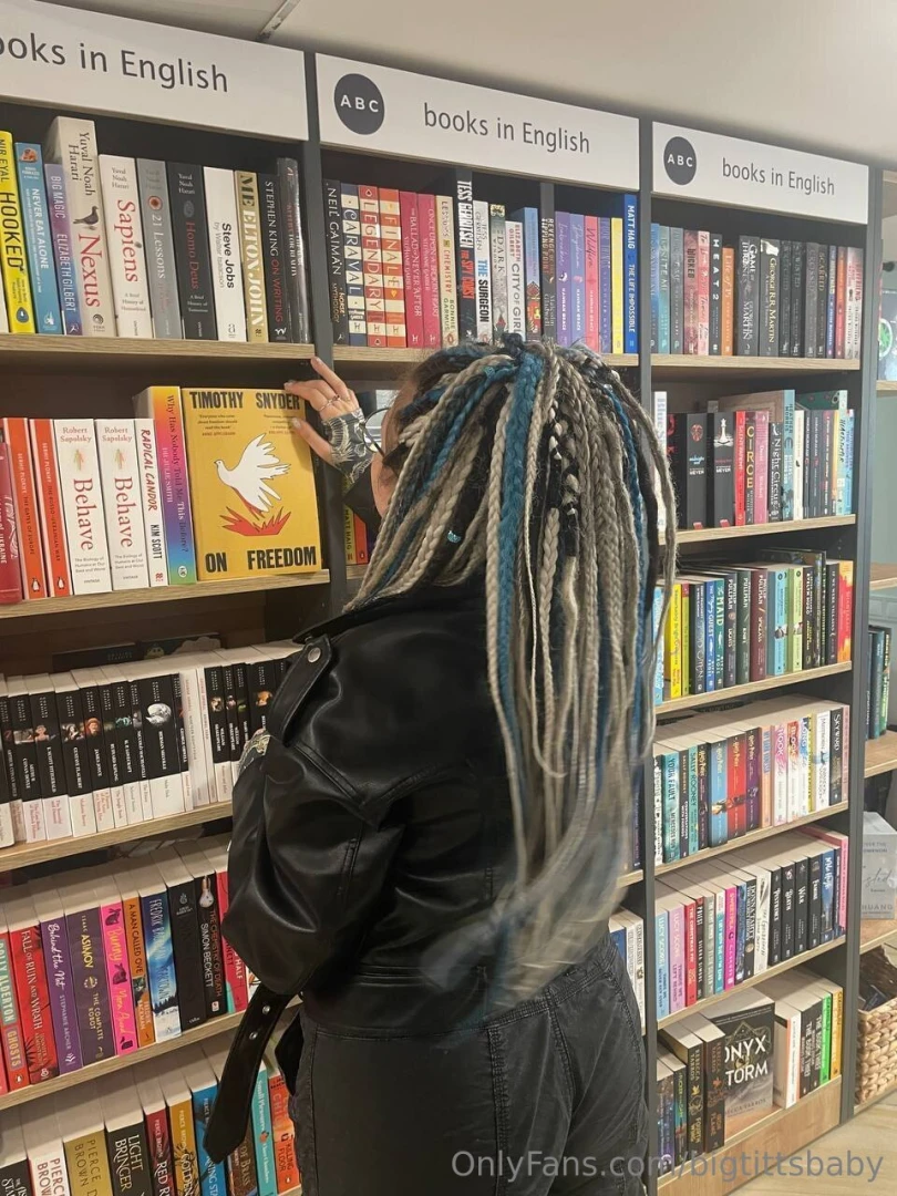 A book in one hand trouble in the other 