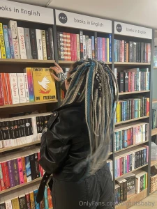 A book in one hand trouble in the other