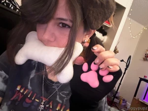 Just a puppy with her toys -