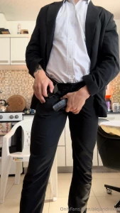 I came home from work really hot and didn t have time to change i got part 1