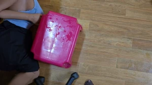 Ice play huge squirt the end