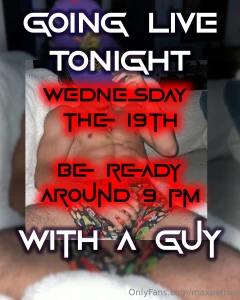 Live has been moved to wednesday night for those of you with blue