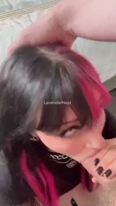 Blowjob in fishnets and cum up my nose just sent out this new bj video 