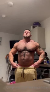 Growing you should feel how solid all my muscles are