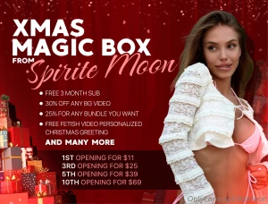 My christmas magic box event has started i ve been preparing for so