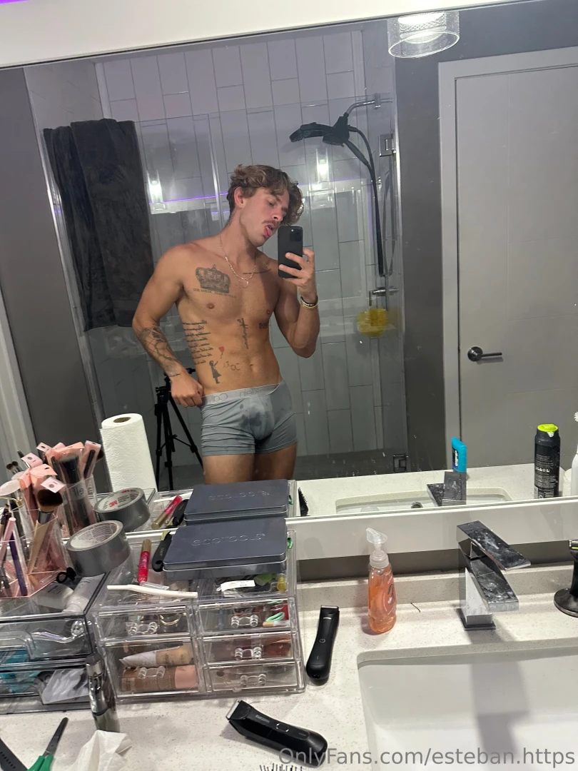Bathroom selfies hit different when i m wearing almost nothing 