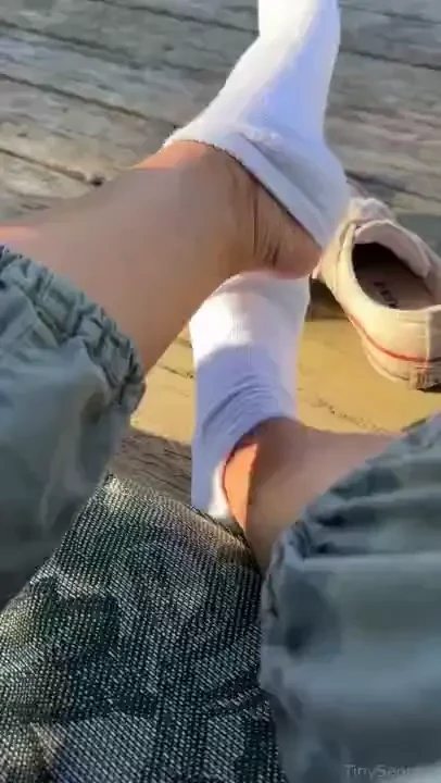 Getting home and taking off my socks with a little sole search 