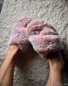 Tucking you in with a cozy heel pop some pink soles and snowflake blue part 12