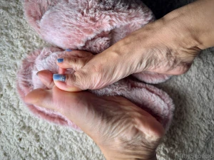 Tucking you in with a cozy heel pop some pink soles and snowflake blue part 2
