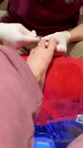 Birthday pedicure part 1