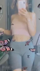 Pink nails top amp panties today