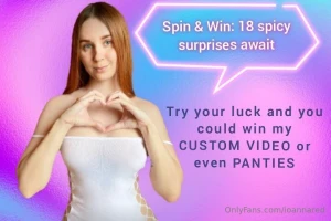 Exclusive invite spin the wheel of desire only for the most devoted