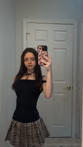 Ready to go out in my classic black outfit