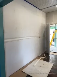 No gym workout drywall and trim