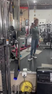Can t wait to see-you increase our weights jello arms let s get after