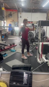 Well well well gym did get heated up today