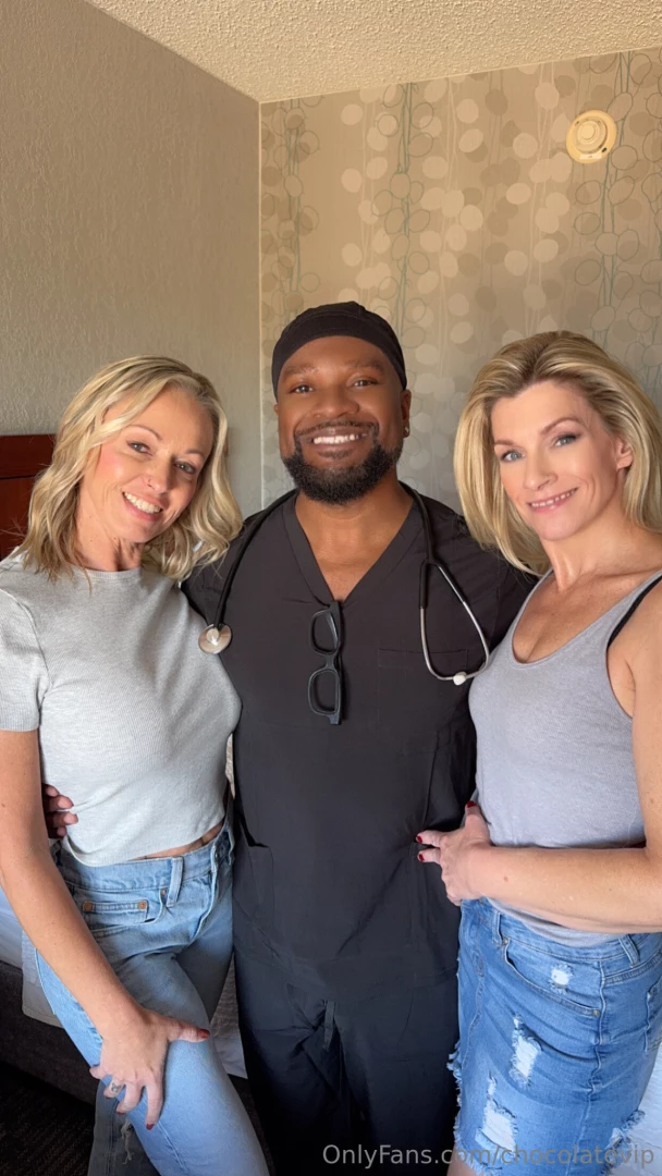 These hot amp horny blonde ladies needed a doc chocolate checkup cum part 3 