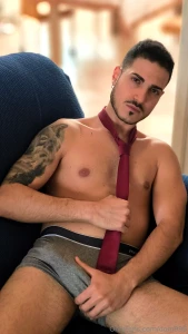 After work we relax a bit on the sofa do you want to join