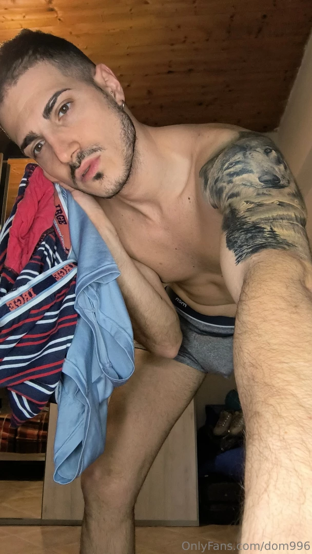 Trying on my underwear 