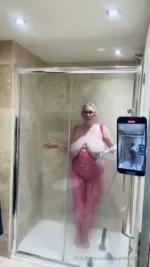 Last nights sticky shower didn t think through the steaming up hope