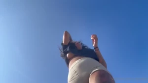 Beach day shenanigans