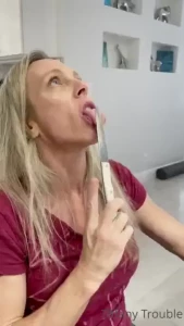 I love to do crazy things my boyfriend does not let me touch any knife
