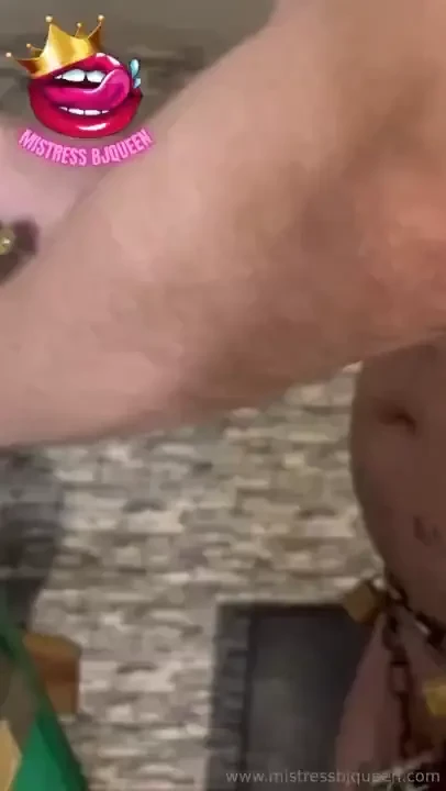 What better way for my chastity sub to pass time than to be restrained 