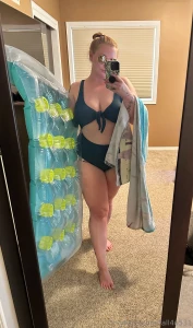 Lil solo swim after work today i m not to be trusted unsupervised in a