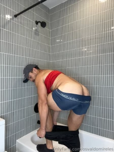 I m about to hop in the shower but i thought i d have some fun first