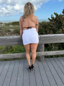 Beach boardwalk fun and teasing part 23