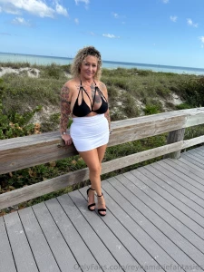 Beach boardwalk fun and teasing part 35