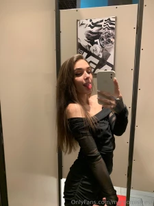 This evening i was in the store and looked at a new dress i think it