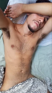Daddy wants a submissive whore to lick these armpits and swallow this