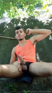 Doing sumn workout and getting ready to shower