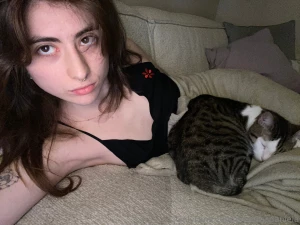 Snuggling with my royal guard