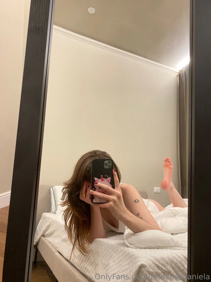 Blushing and kicking my feet 