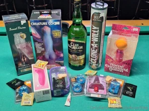 Sex toy bingo tonight who s buying me a ticket all buyers will get