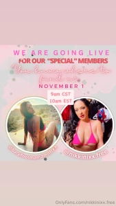 Going live with barefootmamamnfree on nikkinixx free today at 10am est