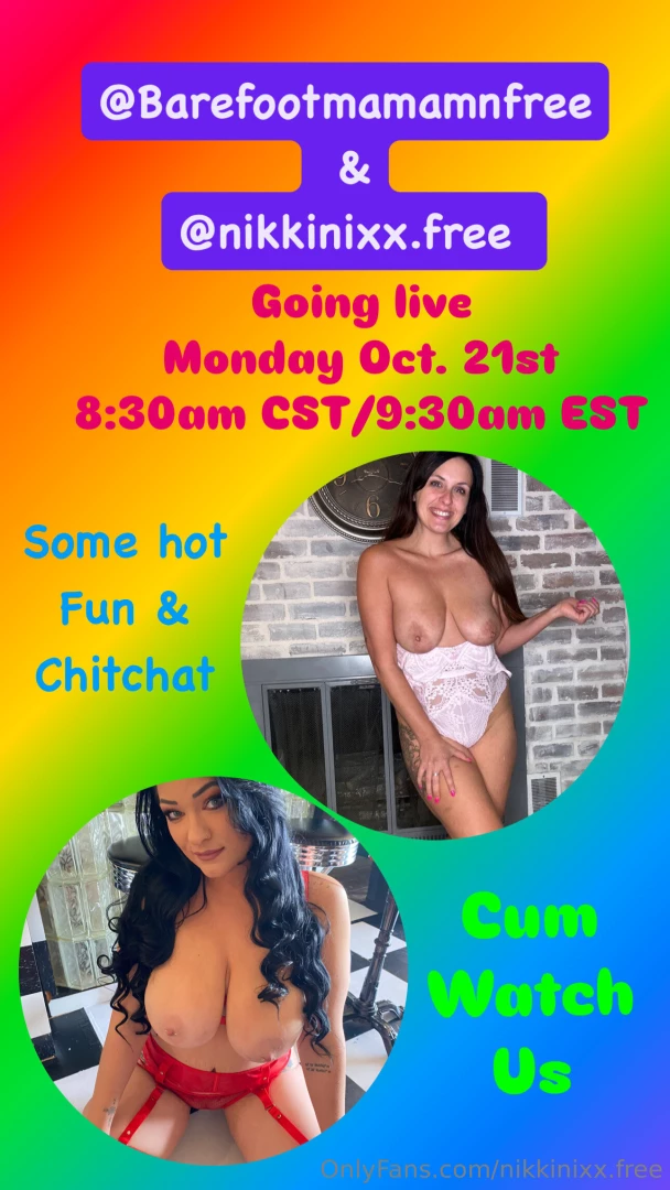 Tomorrow morning guess what you guys barefootmamamnfree and i are 