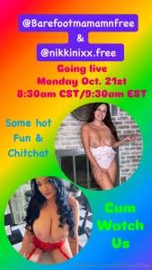 Tomorrow morning guess what you guys barefootmamamnfree and i are